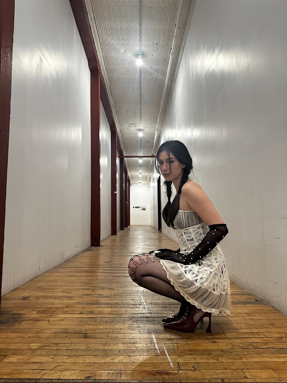 Vintage Betsey Johnson Ivory and Black Dress - Picture 8 of 8